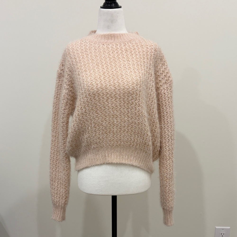 Ikks Soft Pink Knit Sweater